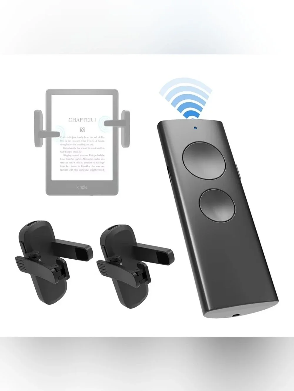 Remote Page Turner for Kindle, Forward & Backward, Works with Oasis Kobo eReader
